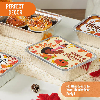 24-Pack Thanksgiving Leftover Containers with Lids