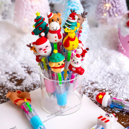24 Pack Christmas Multicolor Pens for Kids