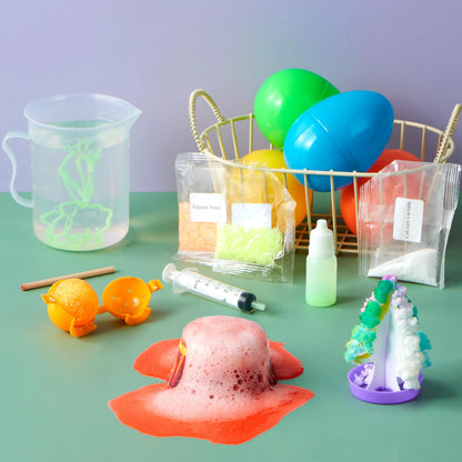 4 Jumbo Prefilled Easter Science Experiment Eggs