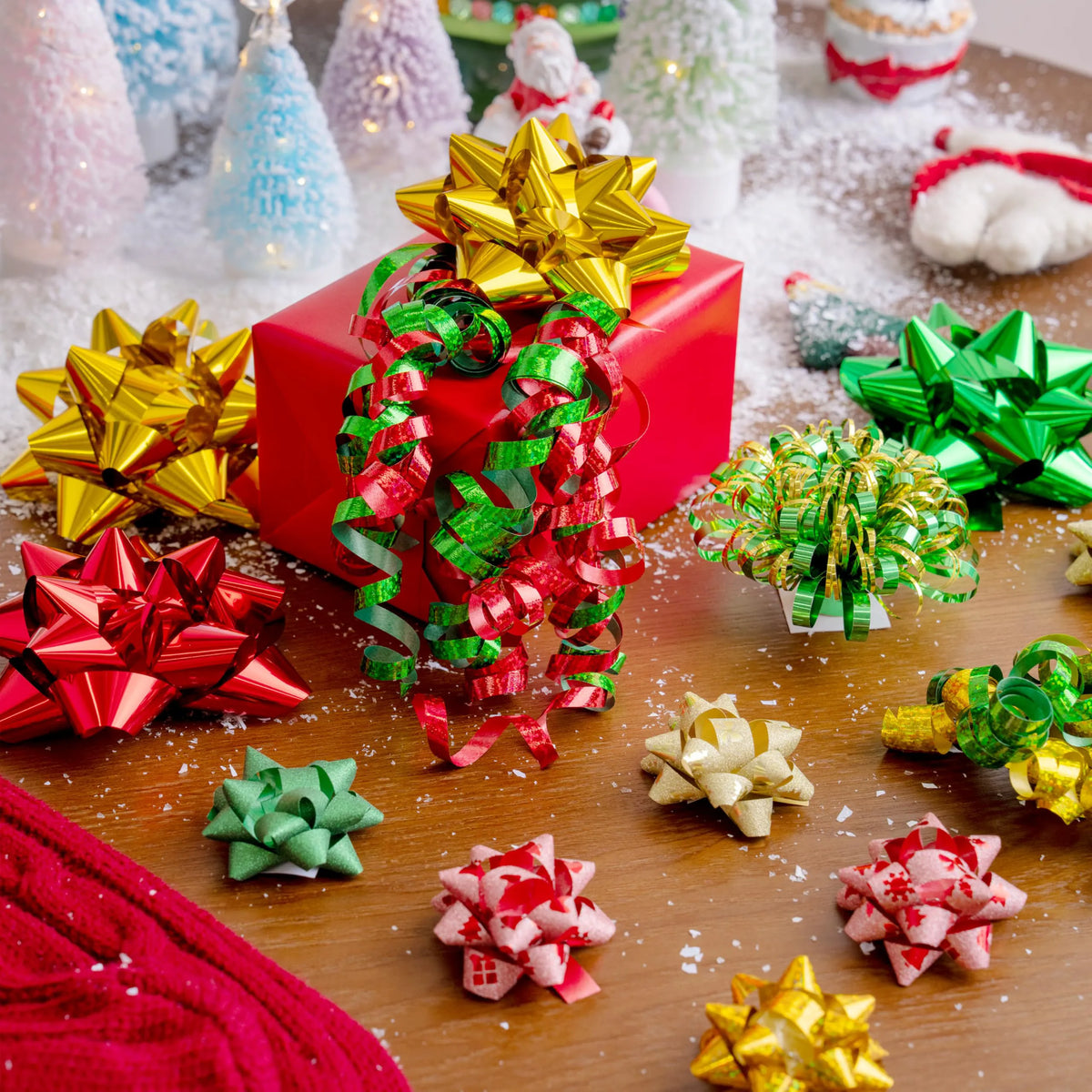 24 Pack Christmas Gift Bows for Wrapping