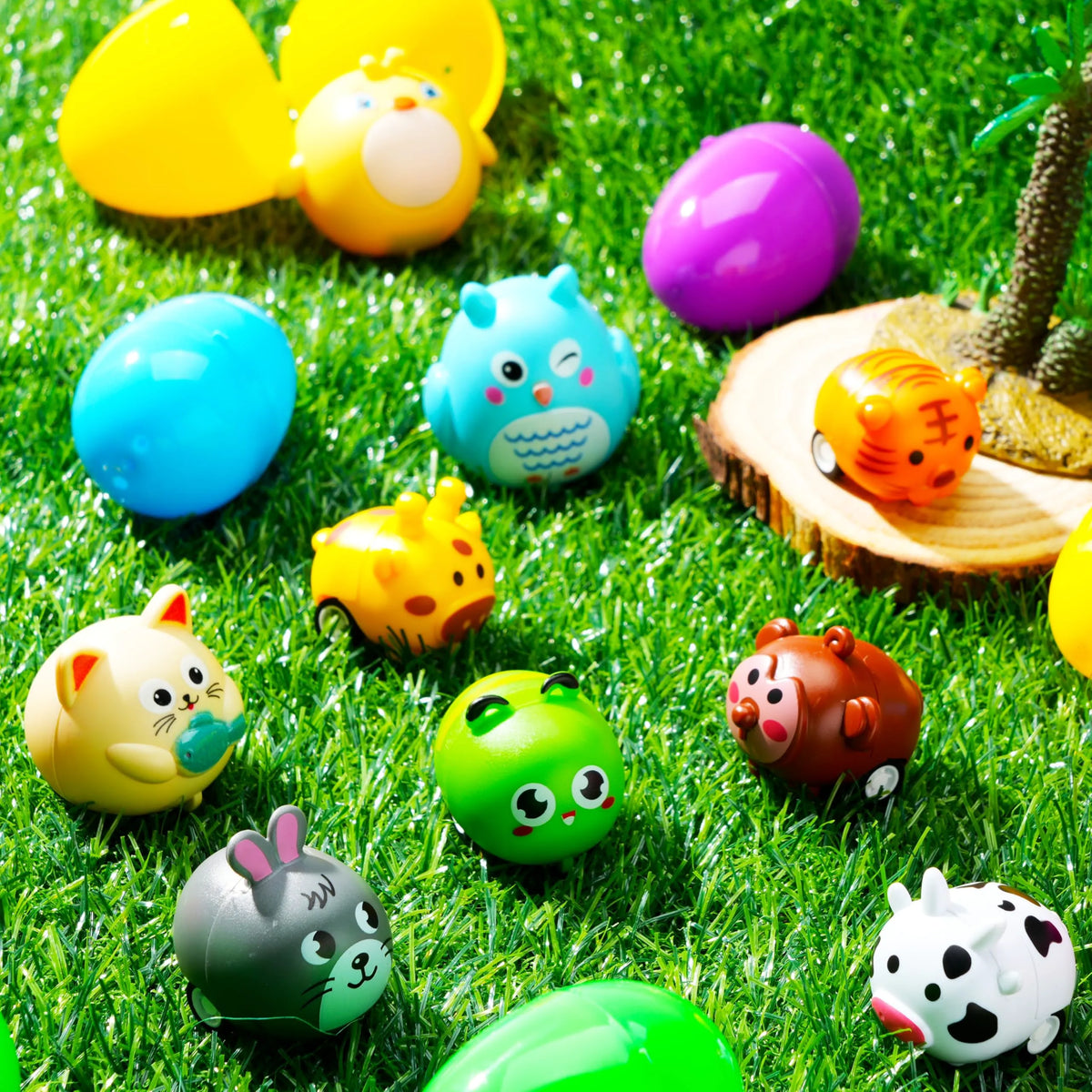 12 Prefilled Easter Eggs with Toys