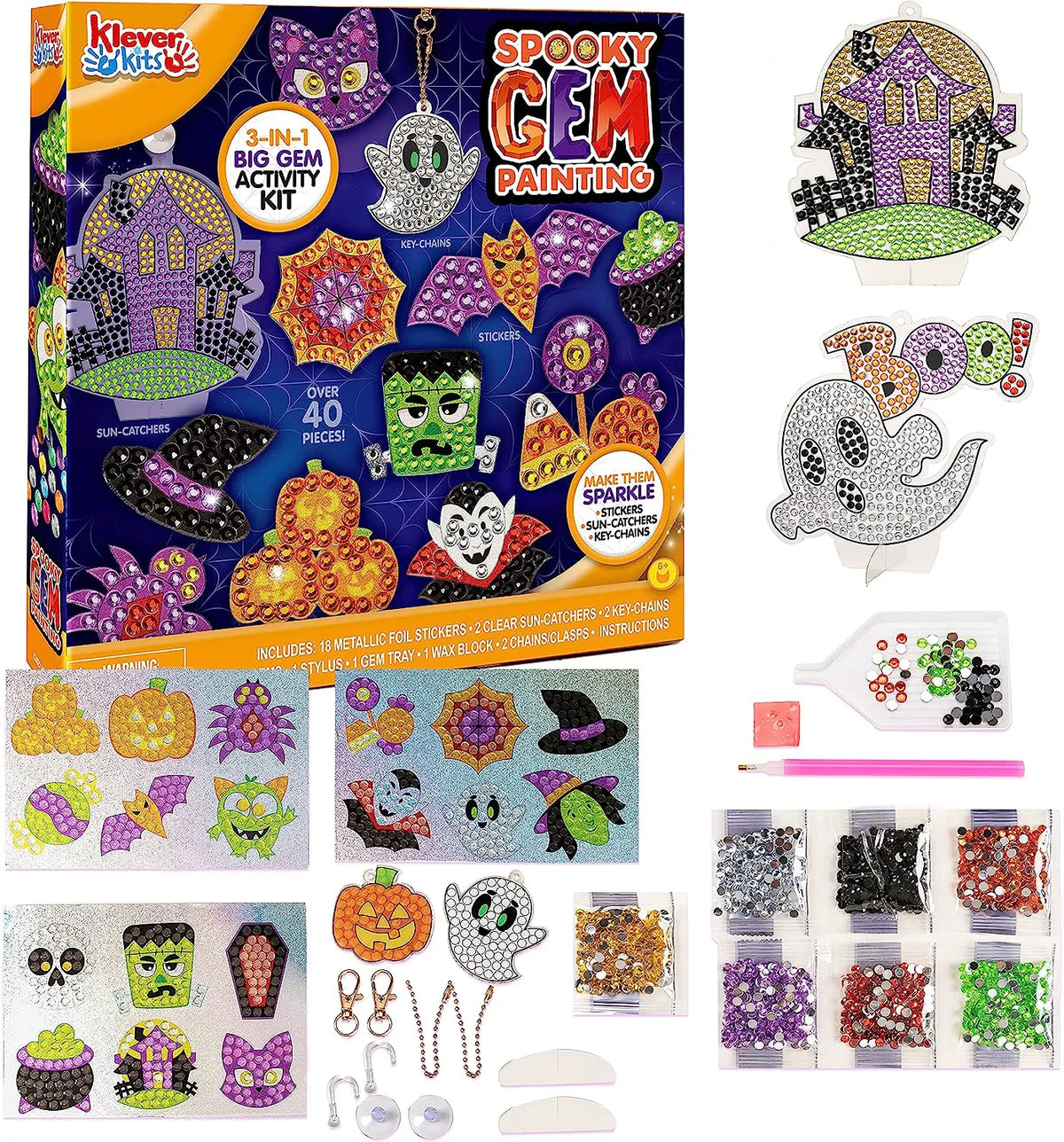 KLEVER KITS Large Gem Diamond Painting Kit