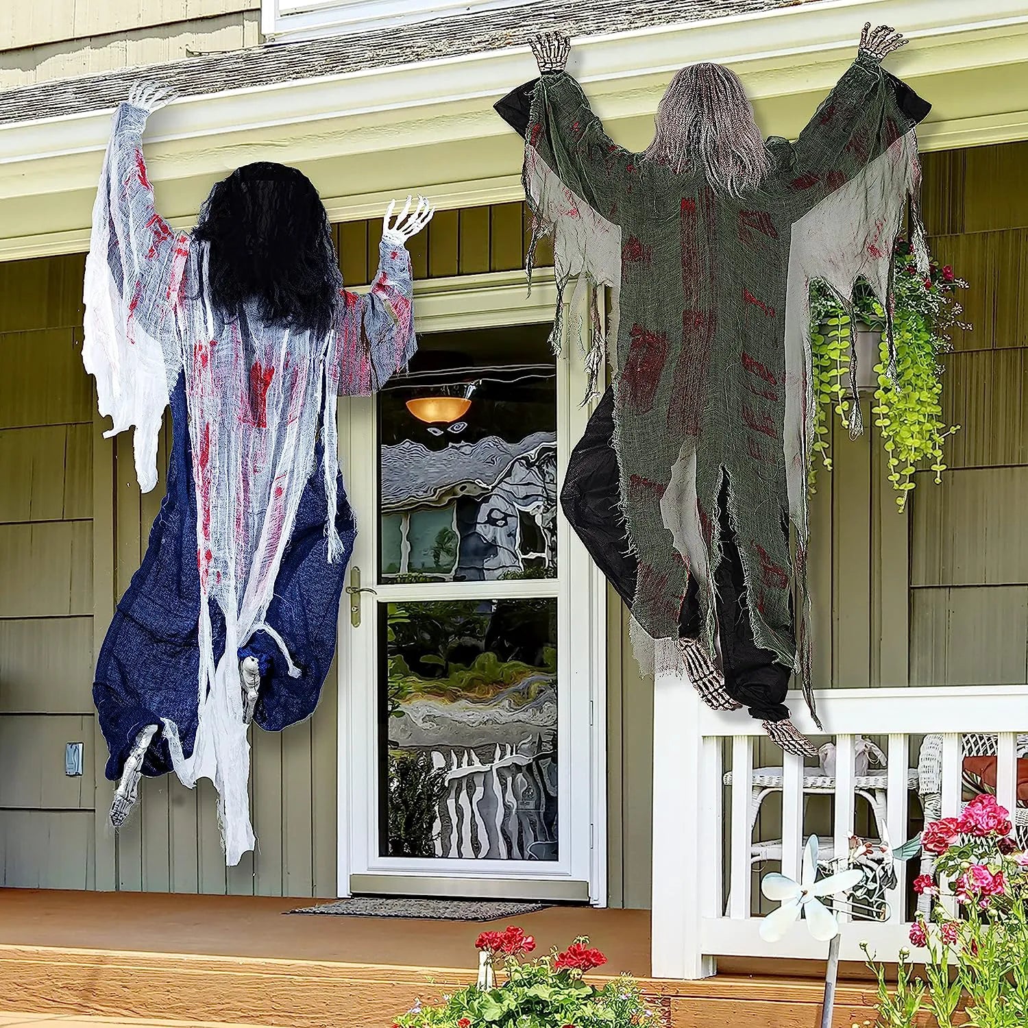 35.4" Wall Climbing Zombies, 2 Pack