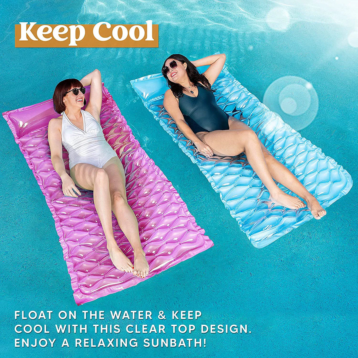 SLOOSH Inflatable Wave Pool Mat (2-Pack)