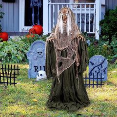 68-Inch Animated Witch Decoration