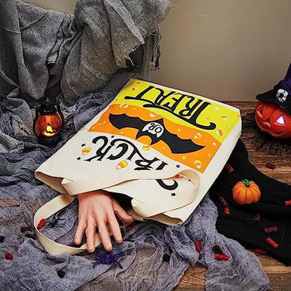 3 Large Halloween Tote Bags