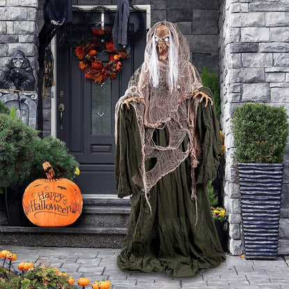 68-Inch Animated Witch Decoration