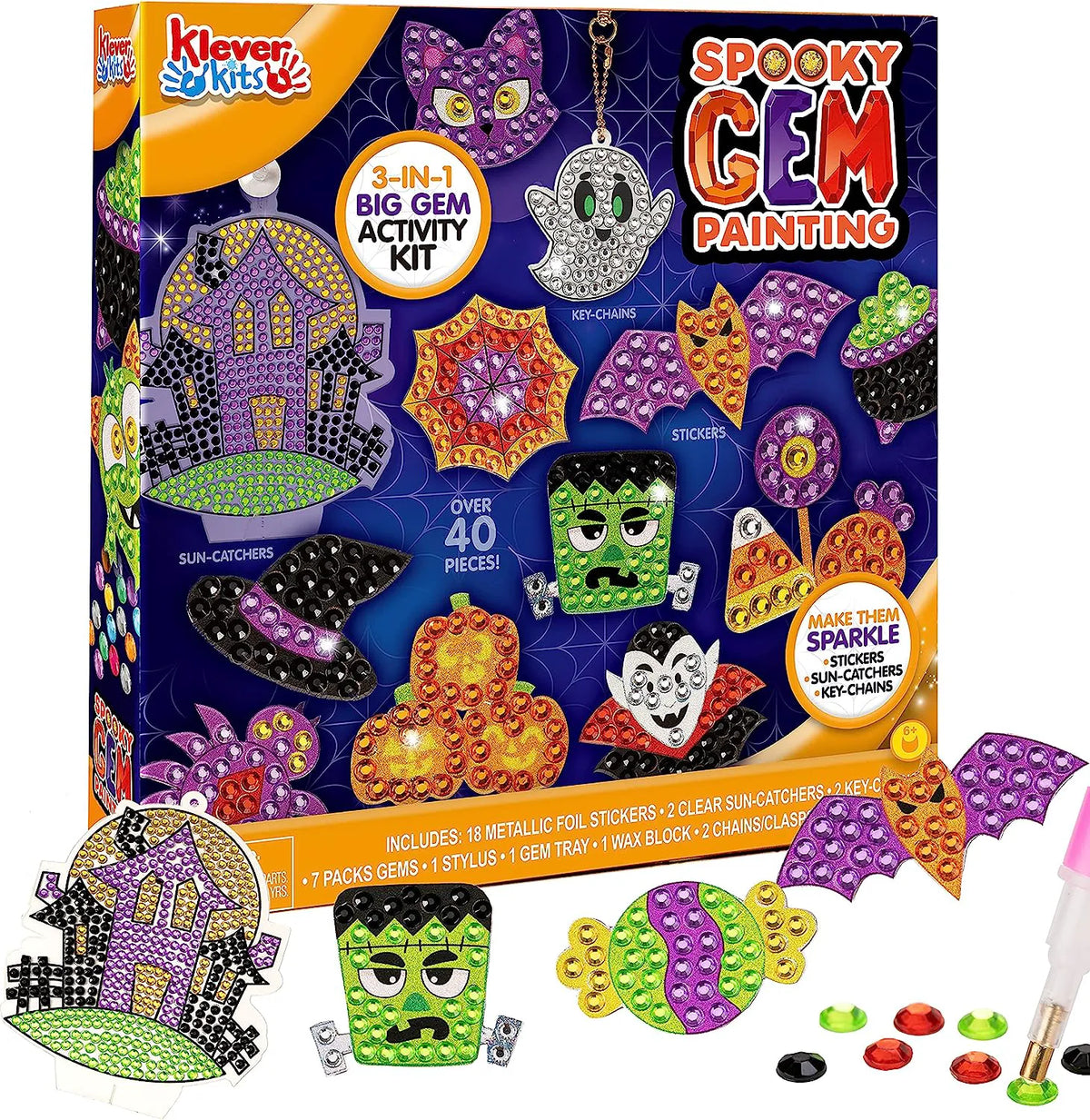 KLEVER KITS Large Gem Diamond Painting Kit
