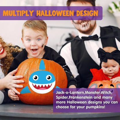 JOYIN 9-Piece Halloween Pumpkin Decorating Craft Kit