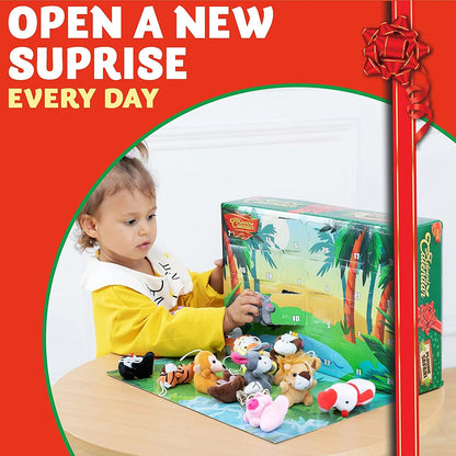 Animal Plush Advent Calendar