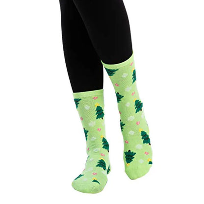 12 Pairs of Christmas Holiday Crew Socks