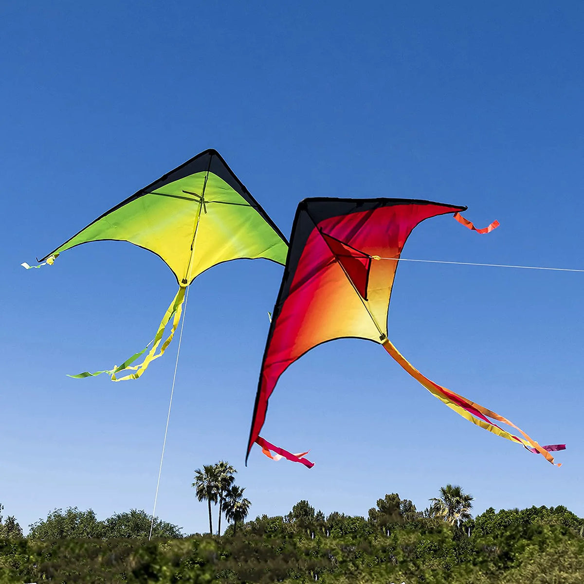 Big Delta Kite 3-Pack (Red, Green, Purple)