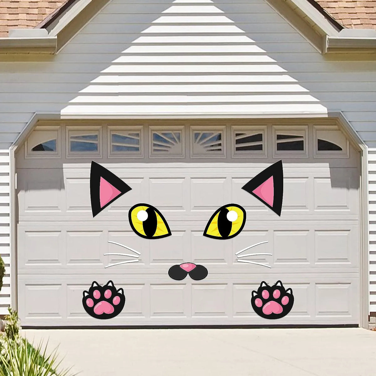 Black Cat Halloween Trunk-or-Treat Decor Kit