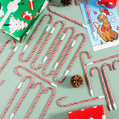 Candy Cane Ballpoint Pens, 48 Pack