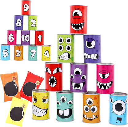 Carnival Bean Bag Toss Can Game Set - 13 Pieces
