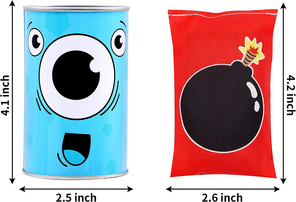 Carnival Bean Bag Toss Can Game Set - 13 Pieces