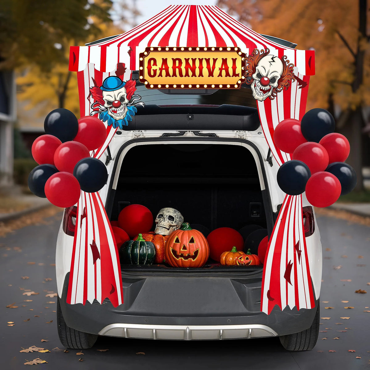 Carnival Halloween Trunk or Treat Decoration Set