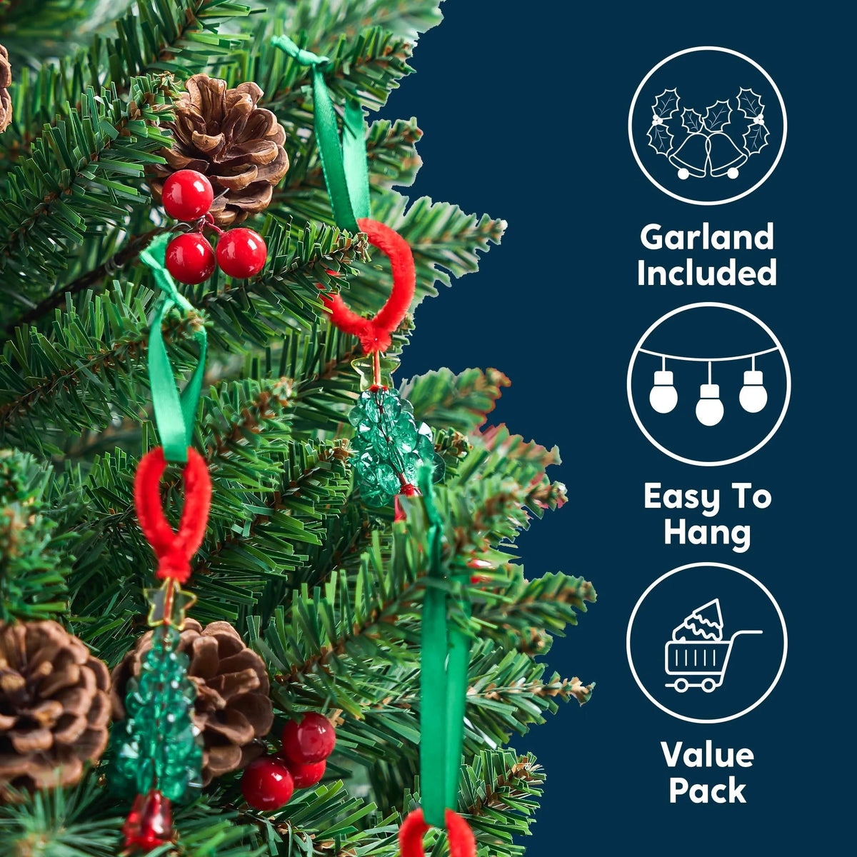 Christmas Beaded Ornament Craft - Make Up to 40 Hanging Ornaments