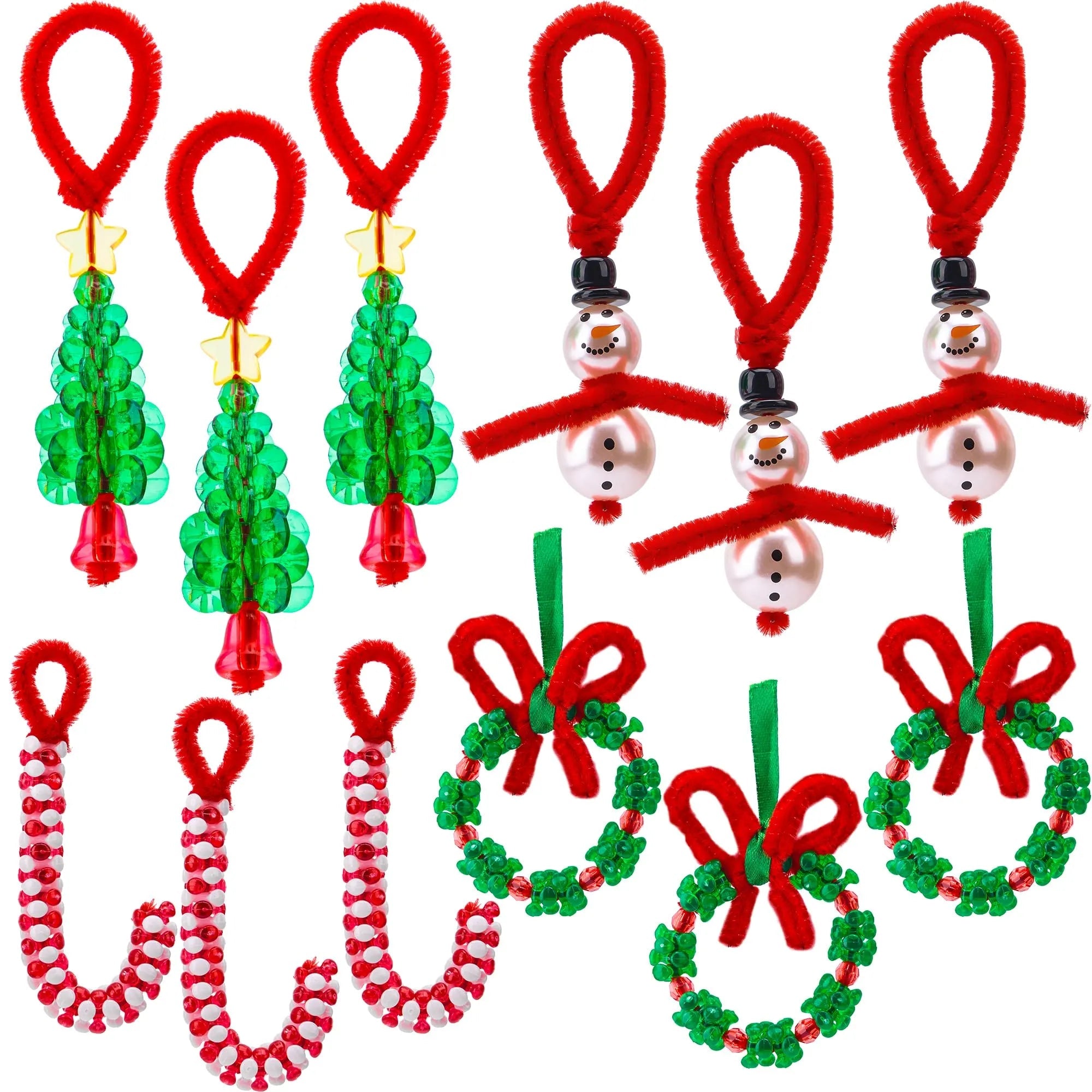 Christmas Beaded Ornament Craft - Make Up to 40 Hanging Ornaments