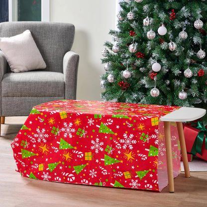 Oversized Christmas Gift Bag 56"x36" - Large Plastic Gift Wrapping Bag