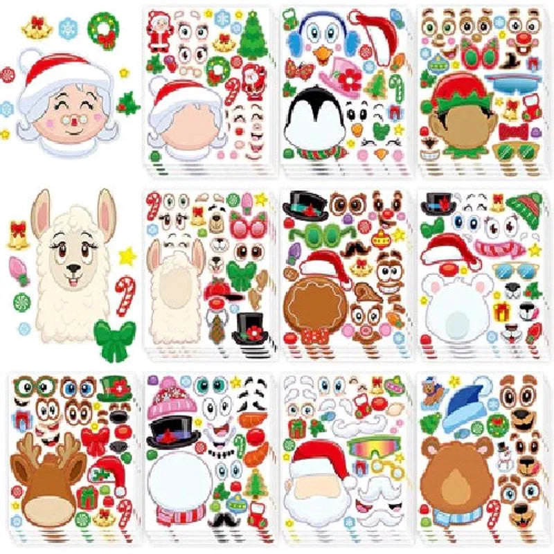 Christmas Make a Face - Head Only