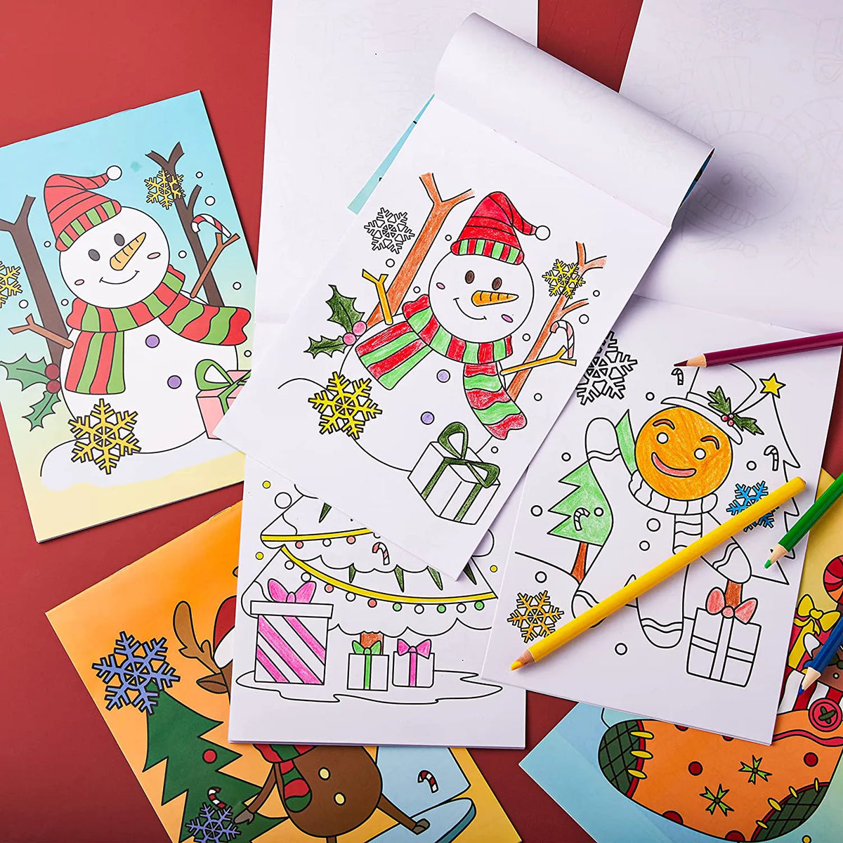 Christmas Mini Coloring Booklets (48 Pack)