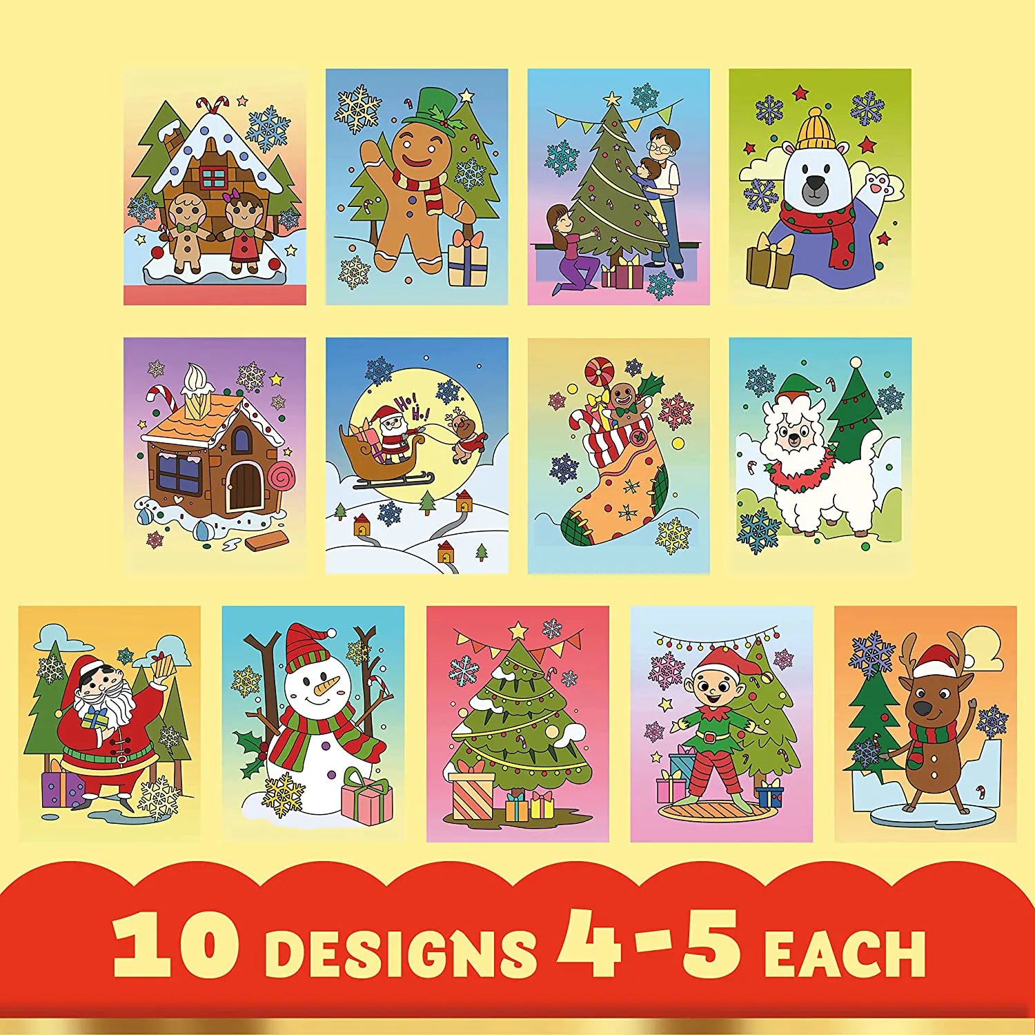 Christmas Mini Coloring Booklets (48 Pack)