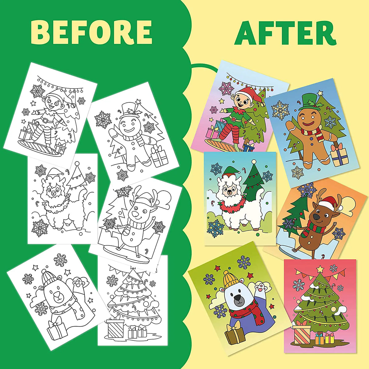 Christmas Mini Coloring Booklets (48 Pack)
