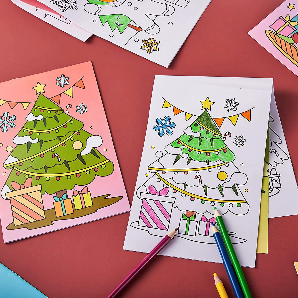 Christmas Mini Coloring Booklets (48 Pack)