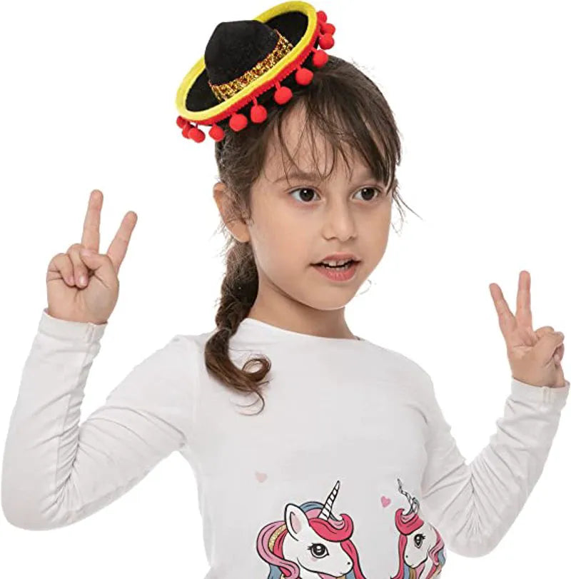 Cinco De Mayo Sombrero Headband (6 Pack)