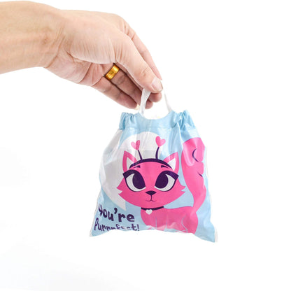72-Piece Valentine's Day Drawstring Candy Bags