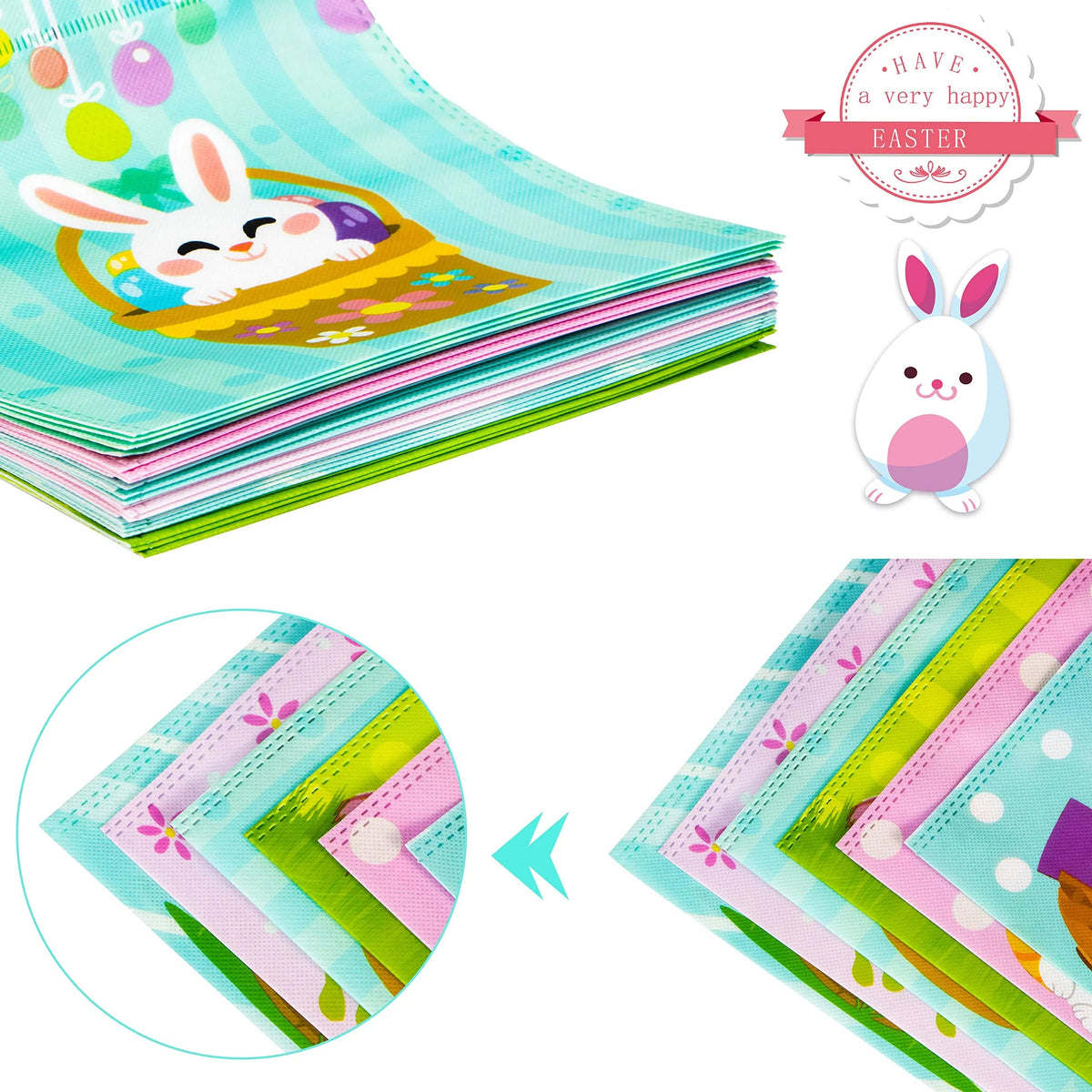 24-Pack Easter Gift Bags