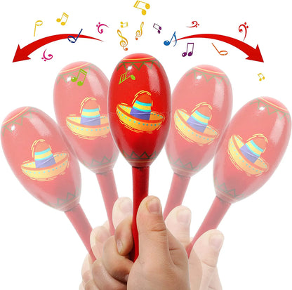 Fiesta Wooden Maracas (24 Pack)
