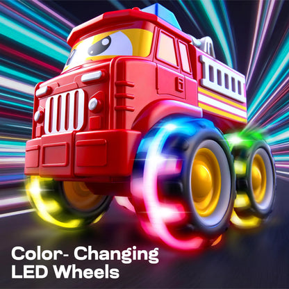 GlowRover Light-Up Monster Truck Toy Set for Toddlers