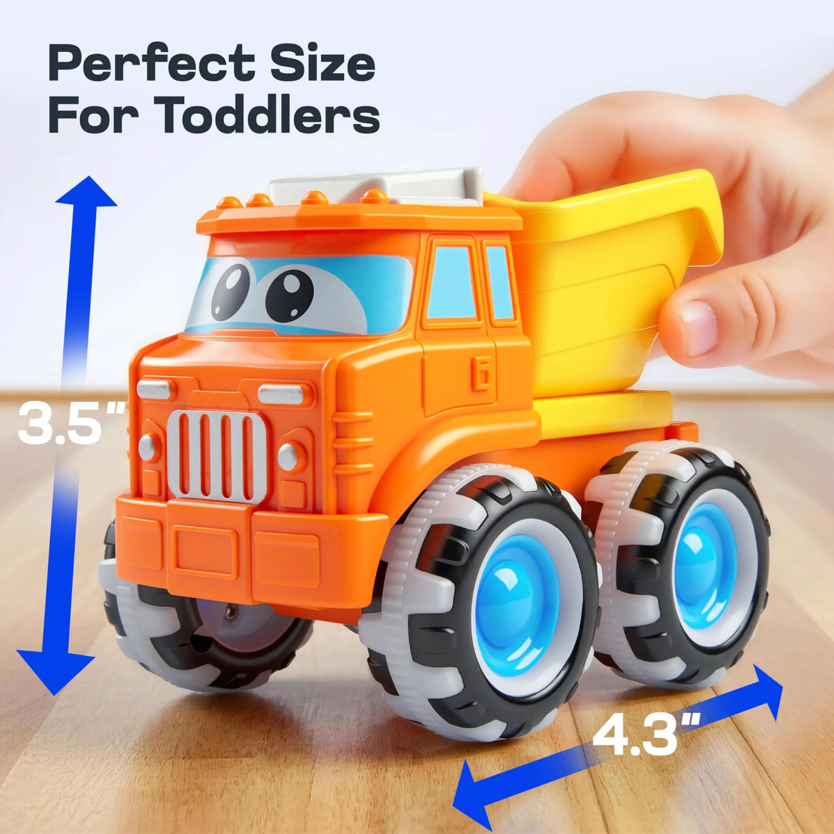 GlowRover Light-Up Monster Truck Toy Set for Toddlers