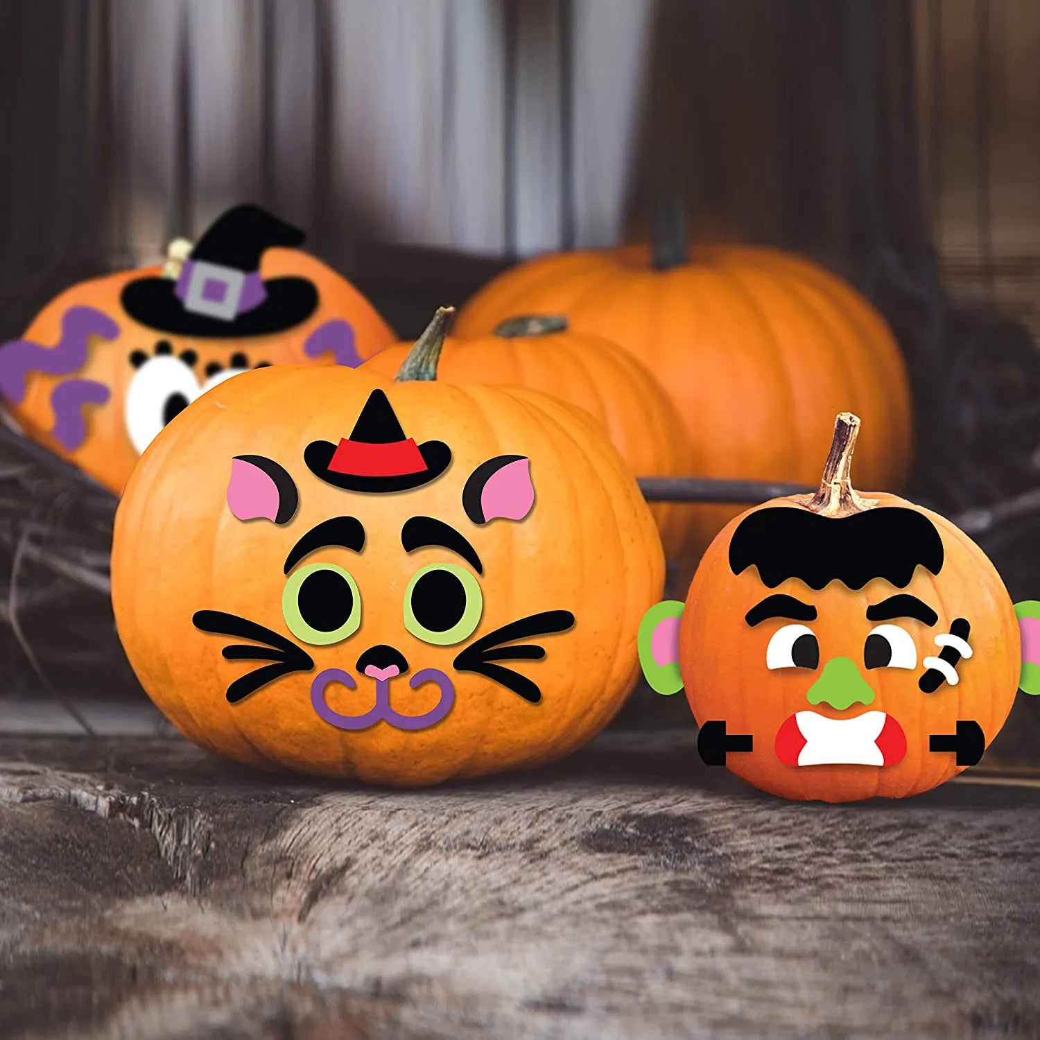 18-Pack Halloween Foam Stickers