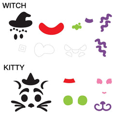 18-Pack Halloween Foam Stickers