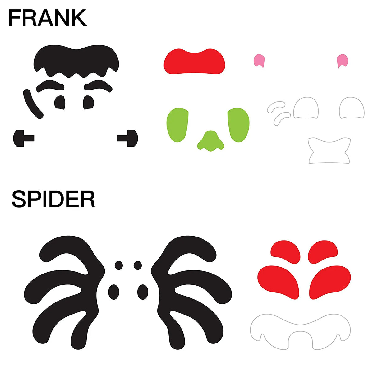 18-Pack Halloween Foam Stickers