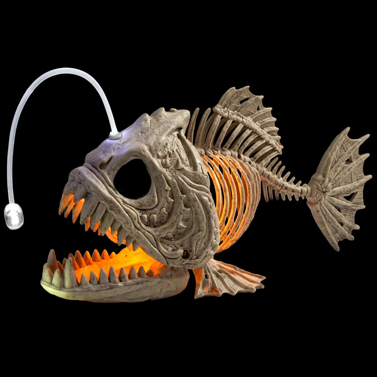LED-Eye Skeleton Fish Halloween Decoration