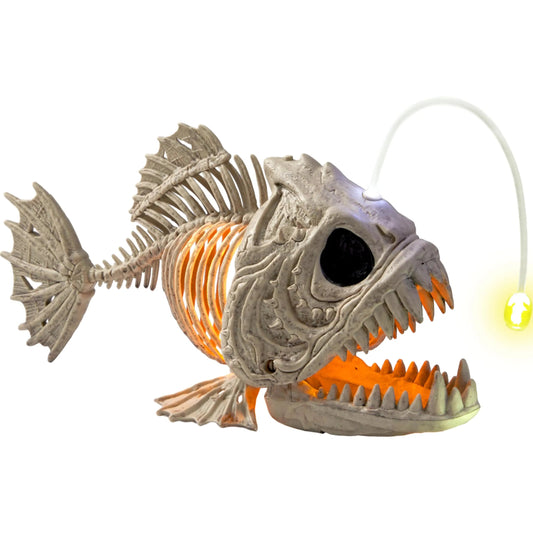 LED-Eye Skeleton Fish Halloween Decoration