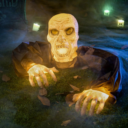 Halloween Light-Up Zombie Groundbreaker Decoration