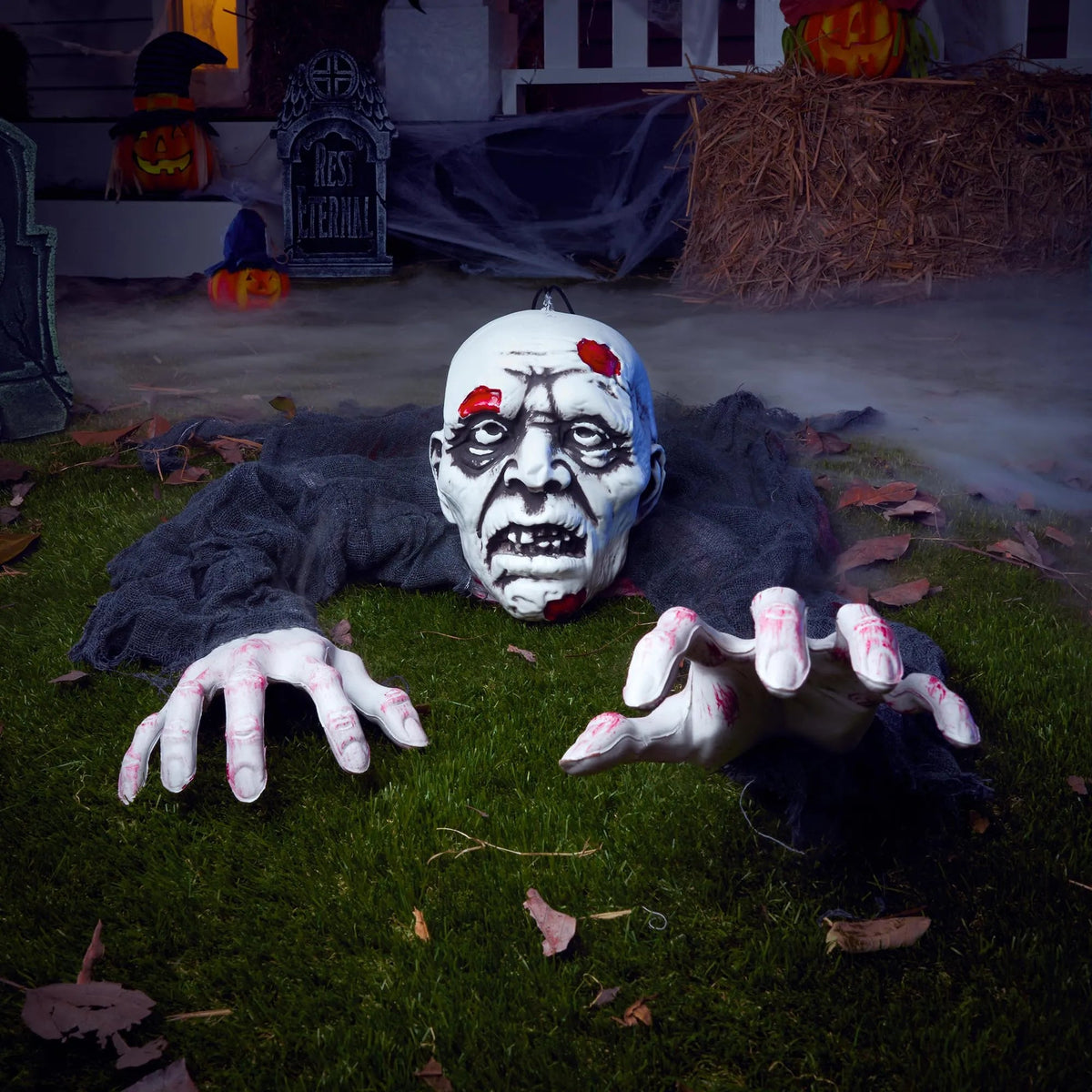 Halloween Zombie Groundbreaker with Posable Arms