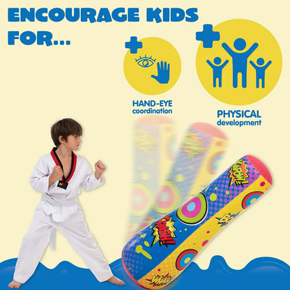 Inflatable Bounce-Back Punching Bag