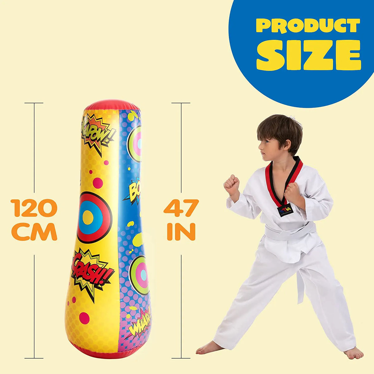 Inflatable Bounce-Back Punching Bag