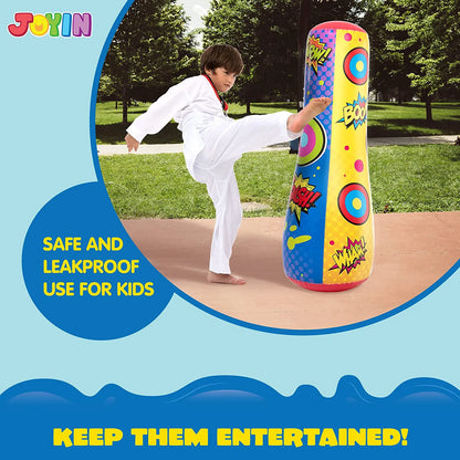 Inflatable Bounce-Back Punching Bag