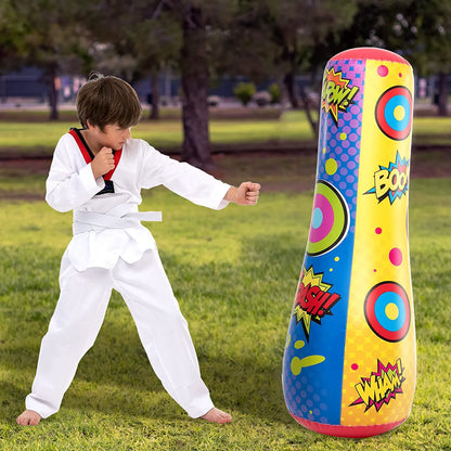 Inflatable Bounce-Back Punching Bag