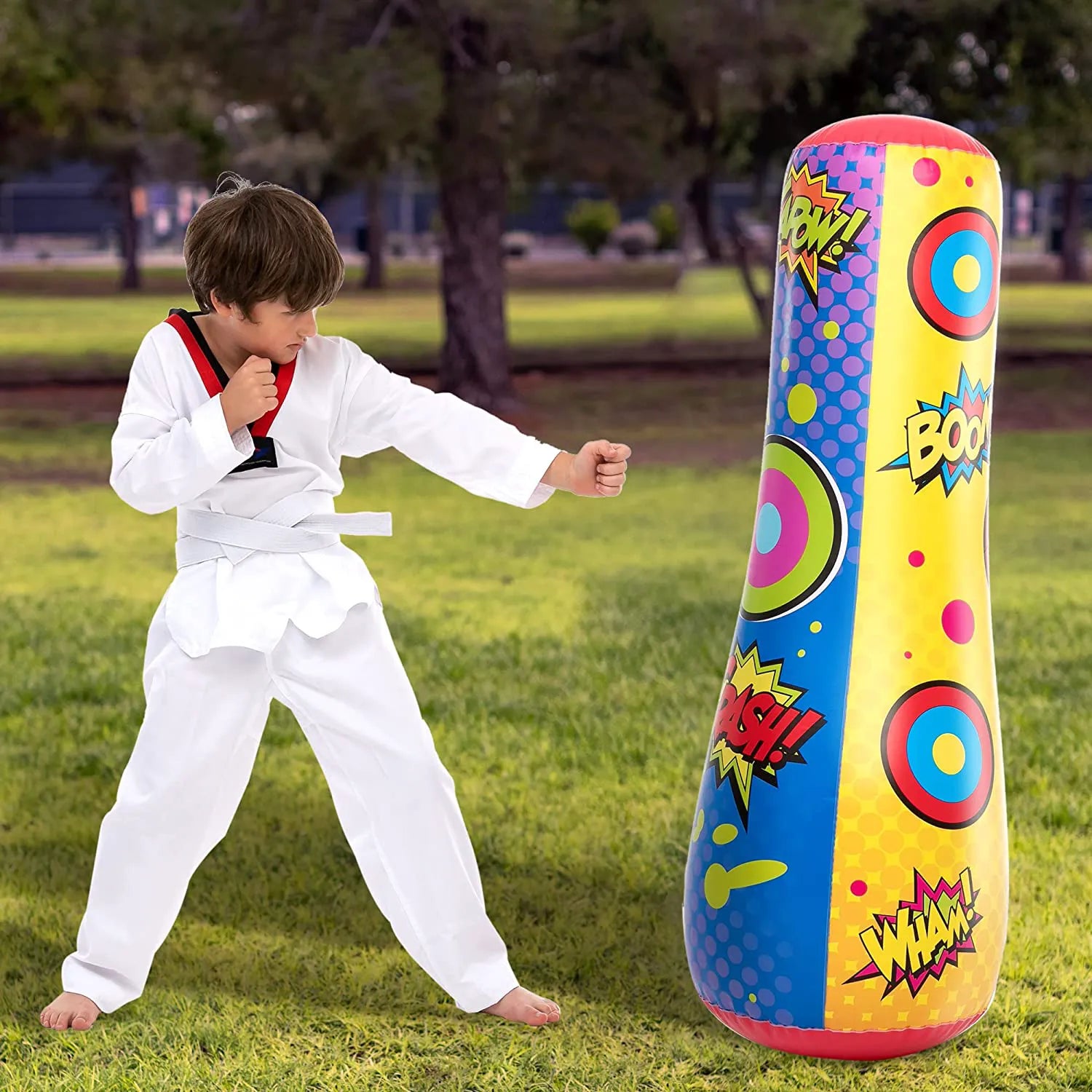 Inflatable Bounce-Back Punching Bag