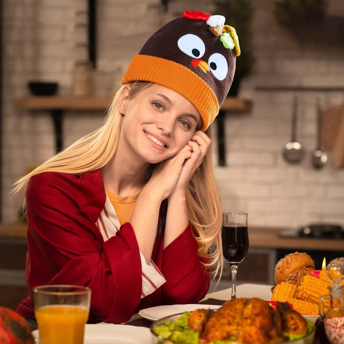 Thanksgiving Turkey Beanie Hat