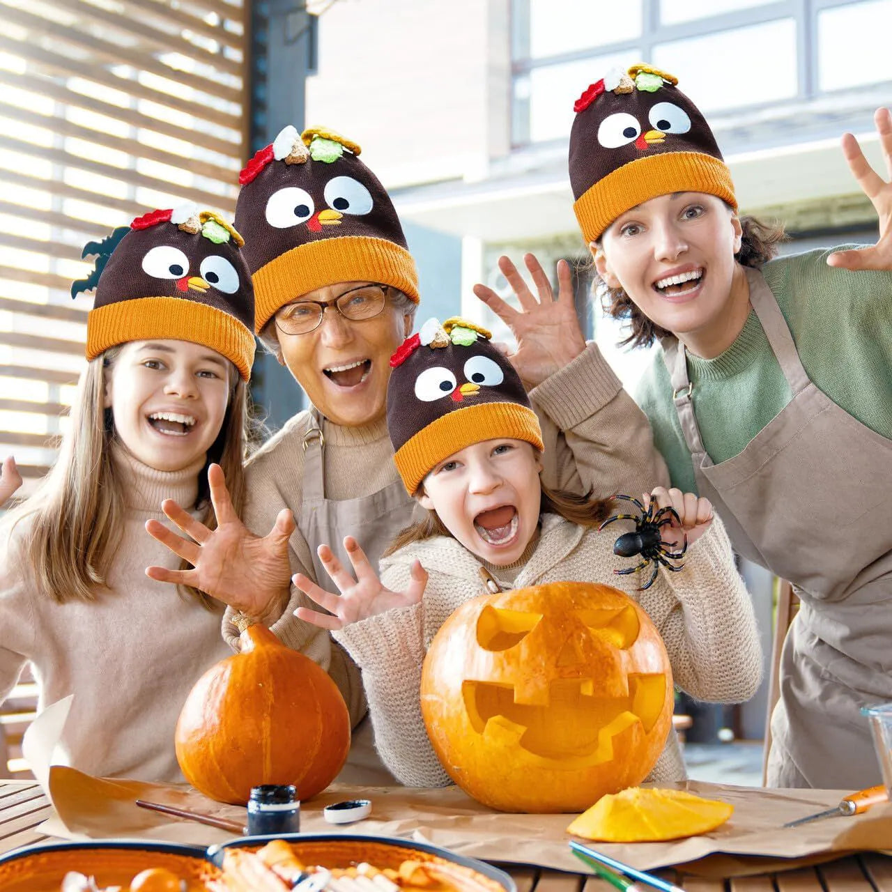 Thanksgiving Turkey Beanie Hat