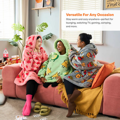 Avocado Adult Sherpa Wearable Blanket